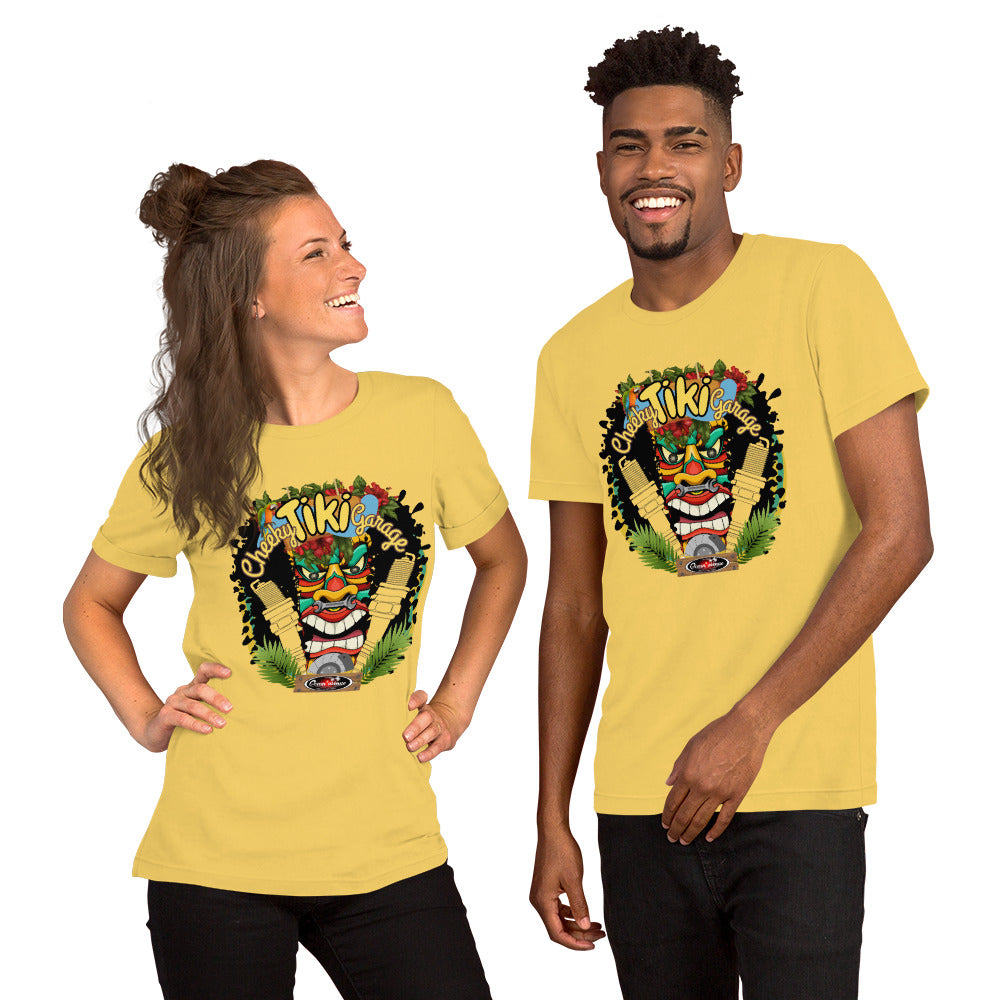 Ocean Avenue - Cheeky Tiki Unisex t-shirt - yellow