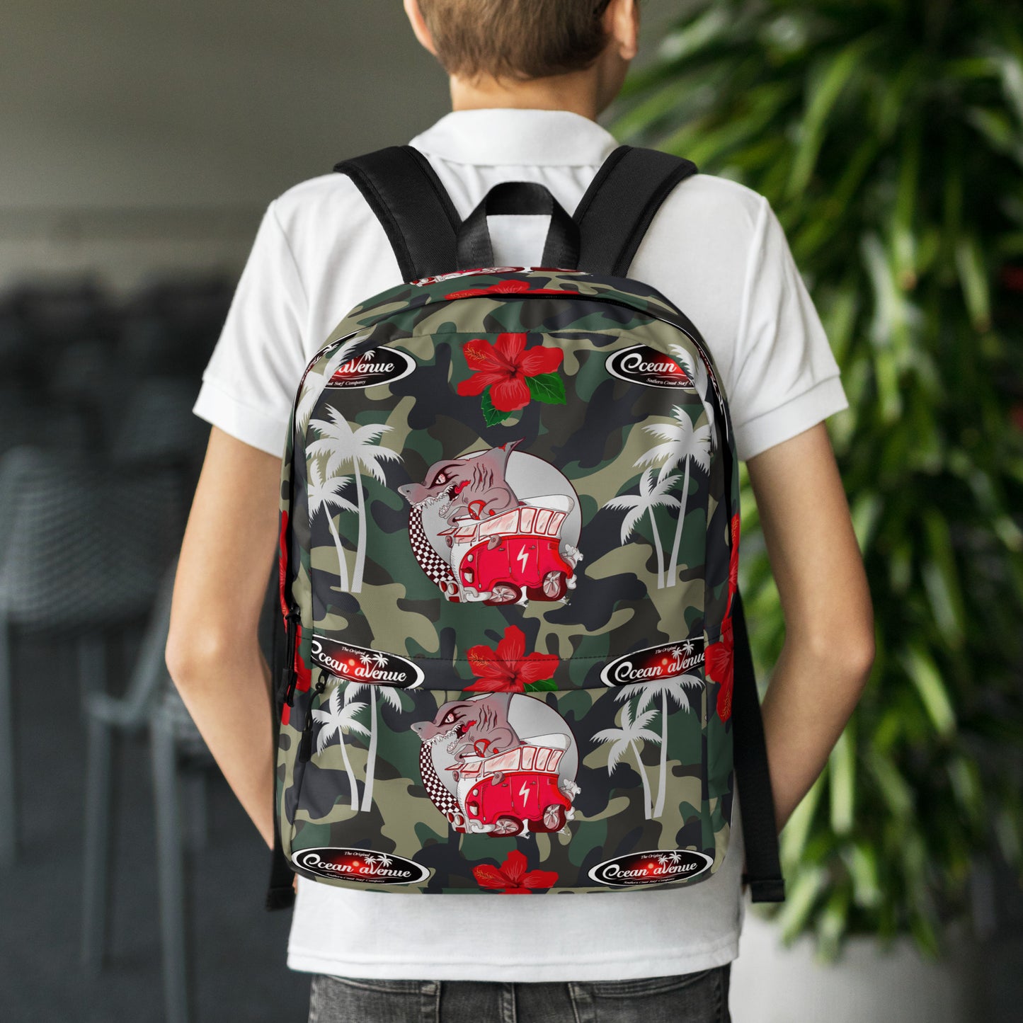 Ocean Avenue + FINROT! Camo Backpack