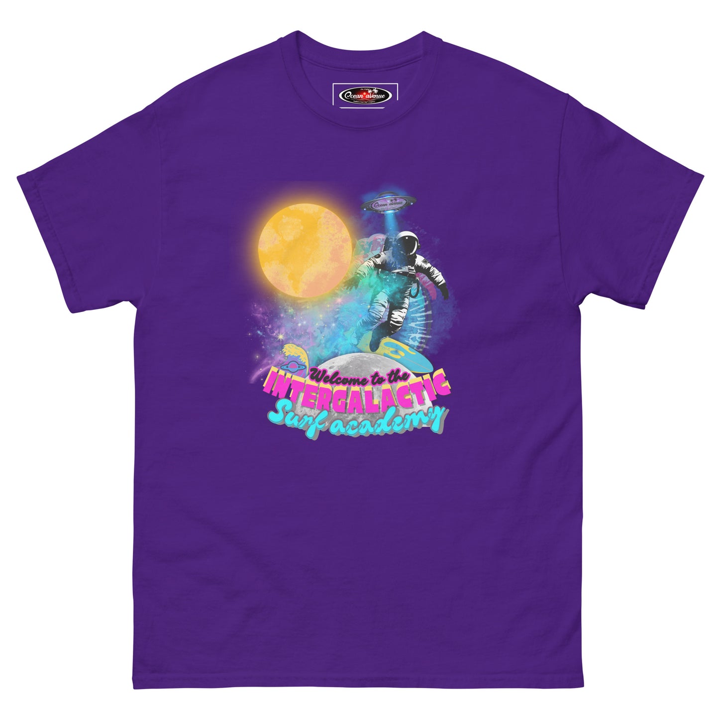 Ocean Avenue unisex Intergalactic Surf Academy tee - multiple colours