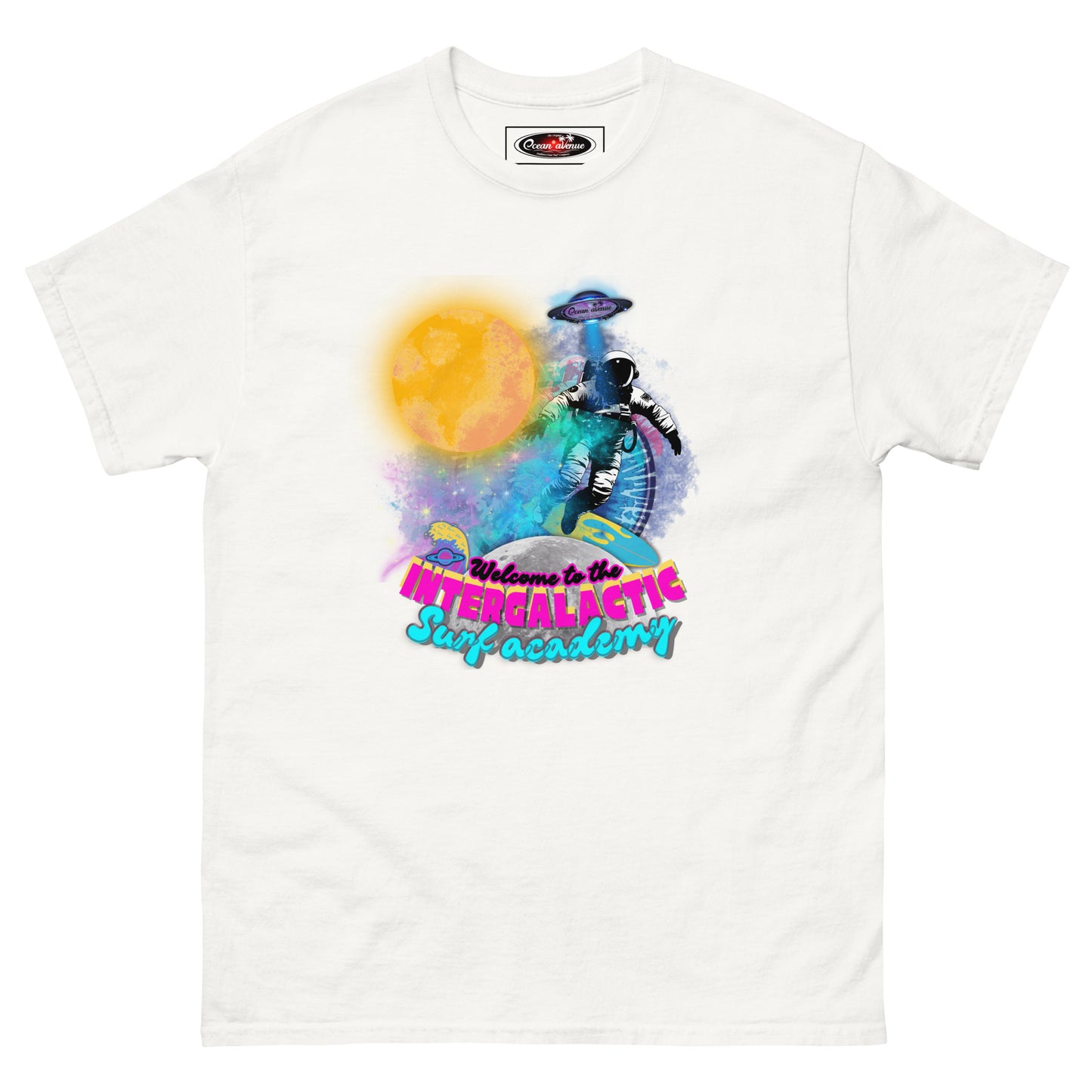 Ocean Avenue unisex Intergalactic Surf Academy tee - multiple colours