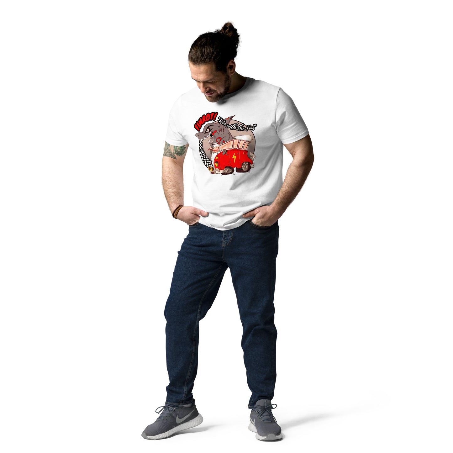FINROT PREMIUM Unisex organic cotton t-shirt - white