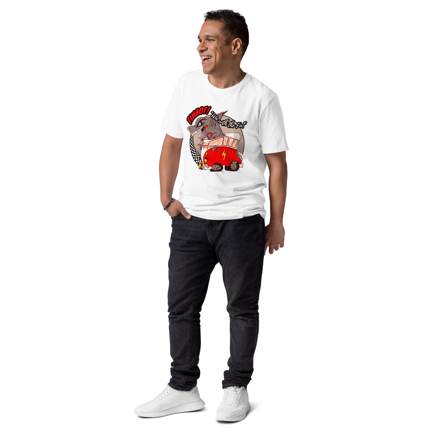 FINROT PREMIUM Unisex organic cotton t-shirt - white