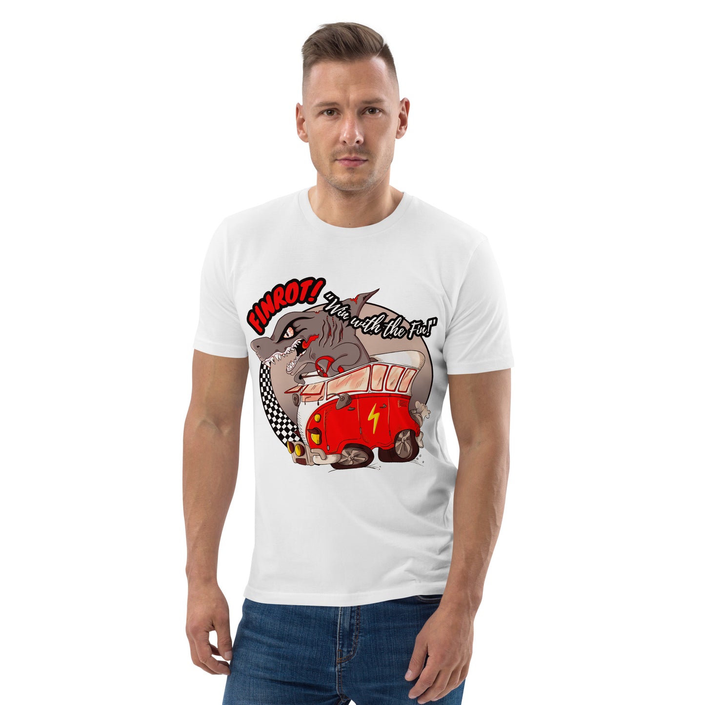 FINROT PREMIUM Unisex organic cotton t-shirt - white