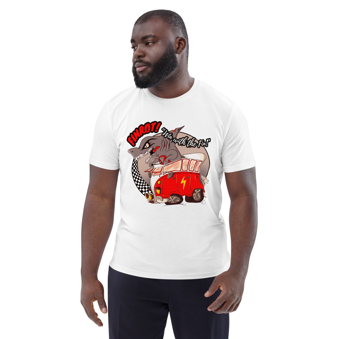 FINROT PREMIUM Unisex organic cotton t-shirt - white