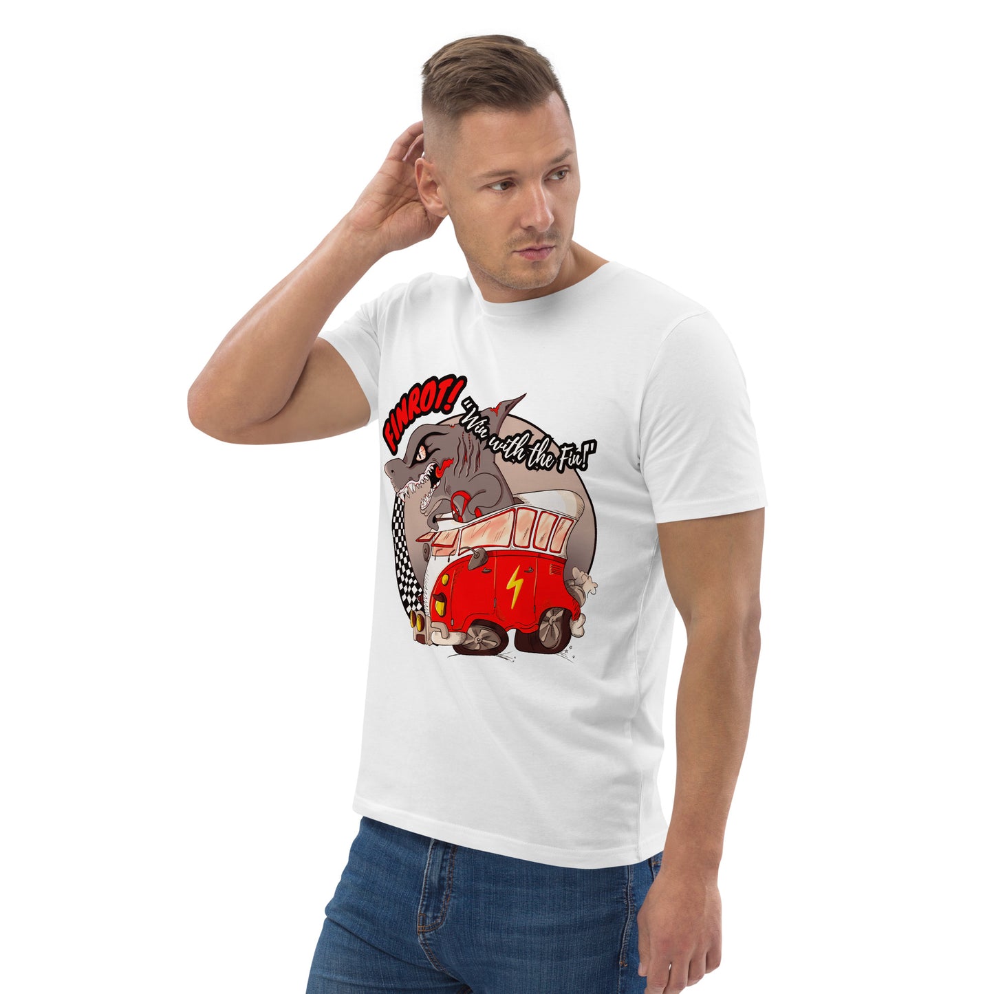 FINROT PREMIUM Unisex organic cotton t-shirt - white