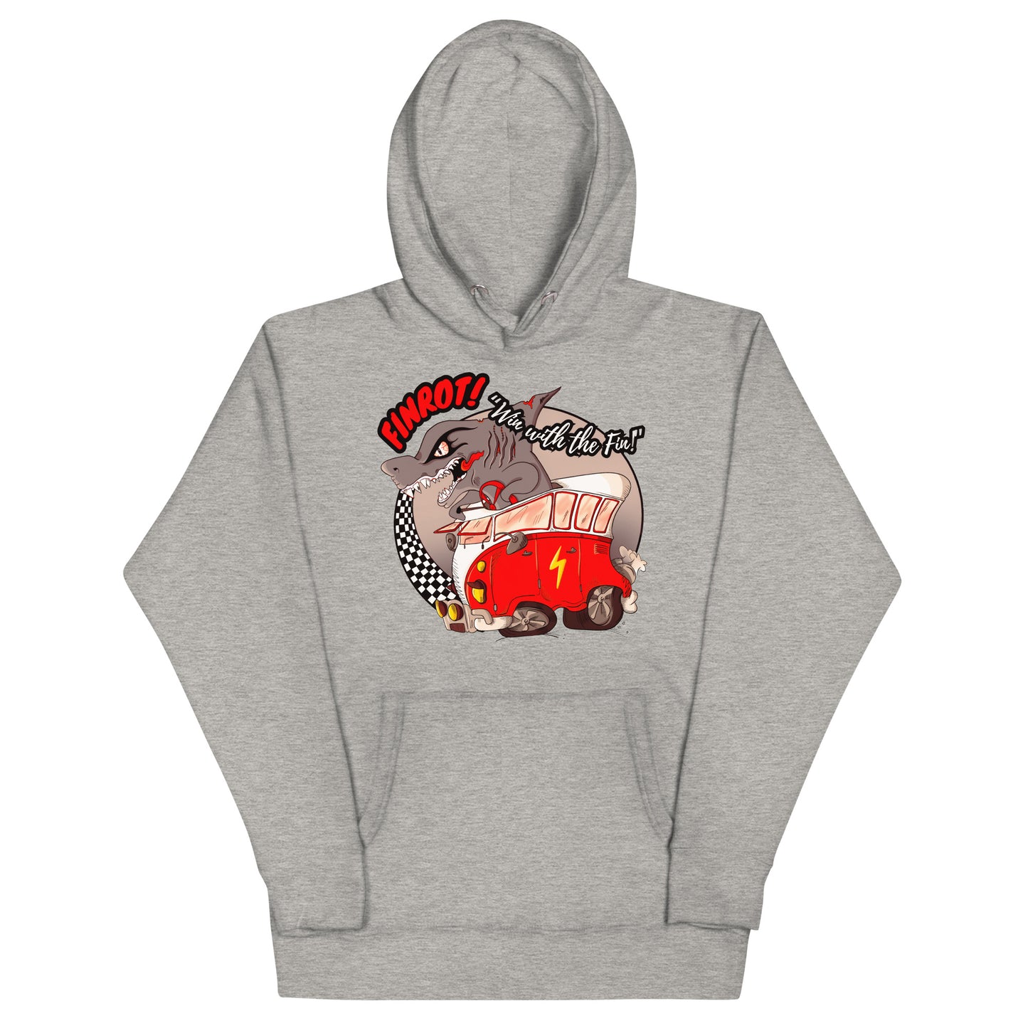FINROT PREMIUM Unisex Hoodie - grey