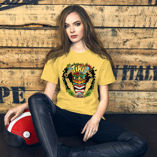 Ocean Avenue - Cheeky Tiki Unisex t-shirt - yellow