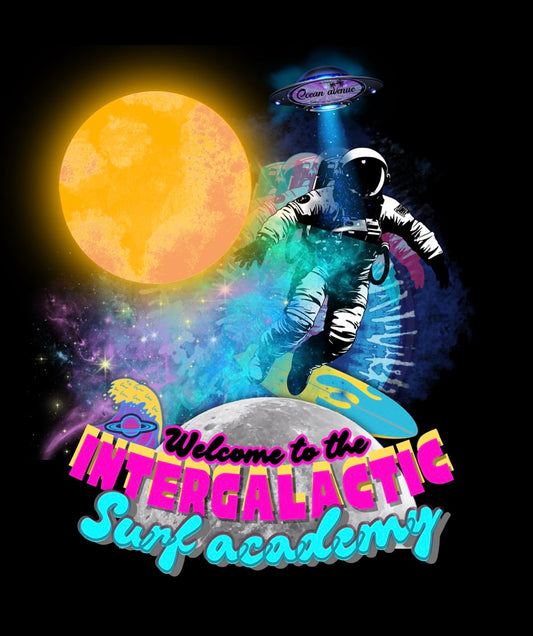 Ocean Avenue unisex  Intergalactic Surf Academy tee - multiple colours