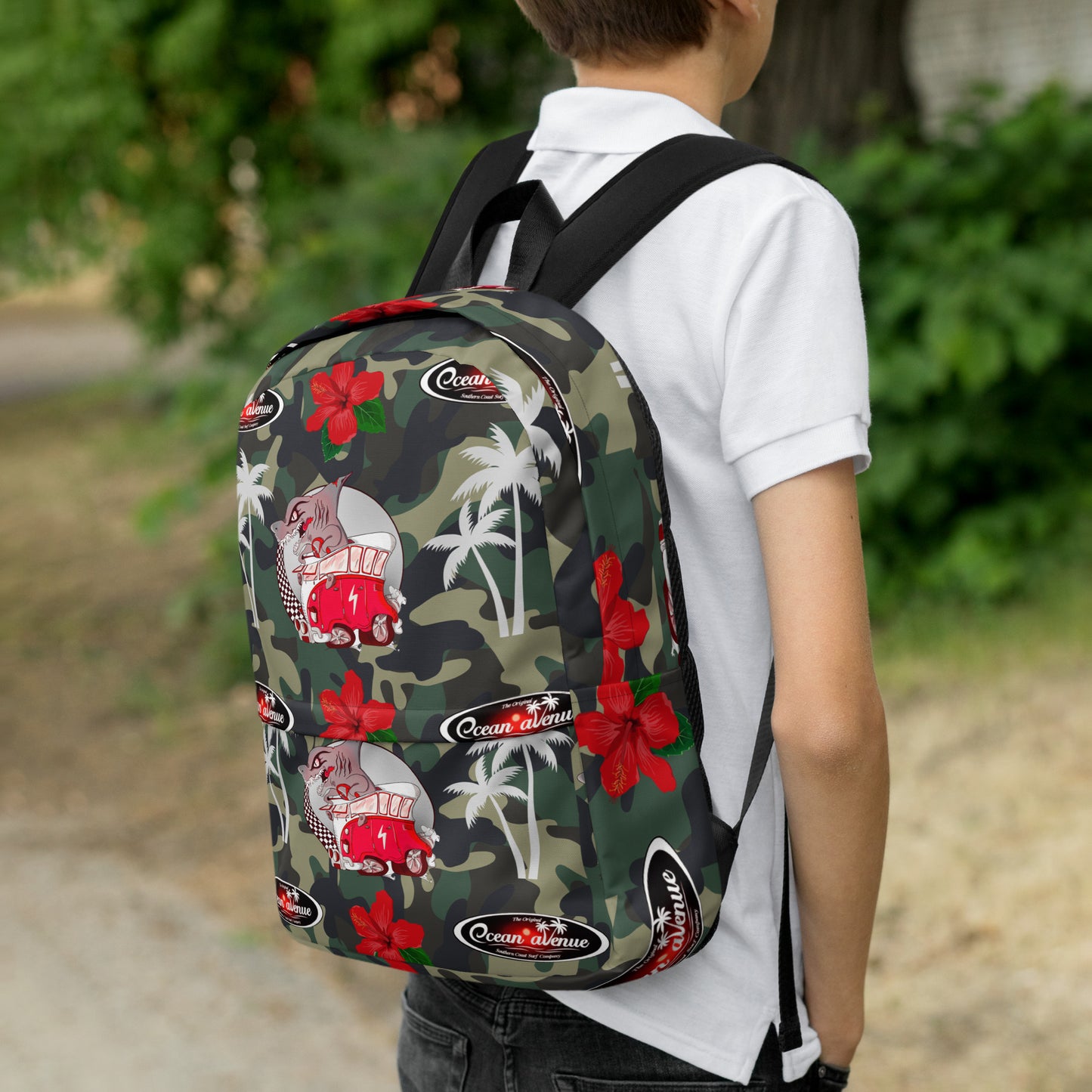Ocean Avenue + FINROT! Camo Backpack