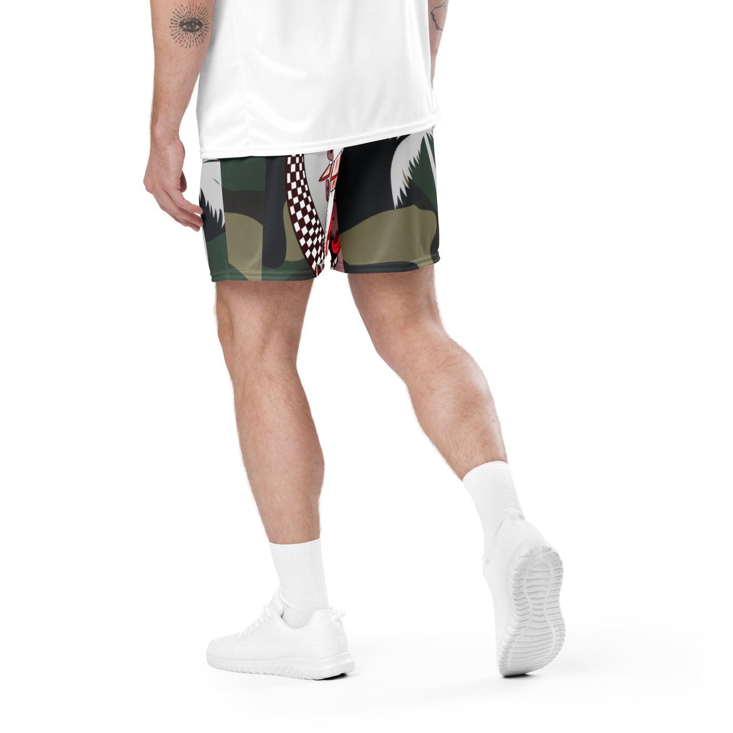 Ocean Avenue + FINROT! Paradise Unisex mesh shorts