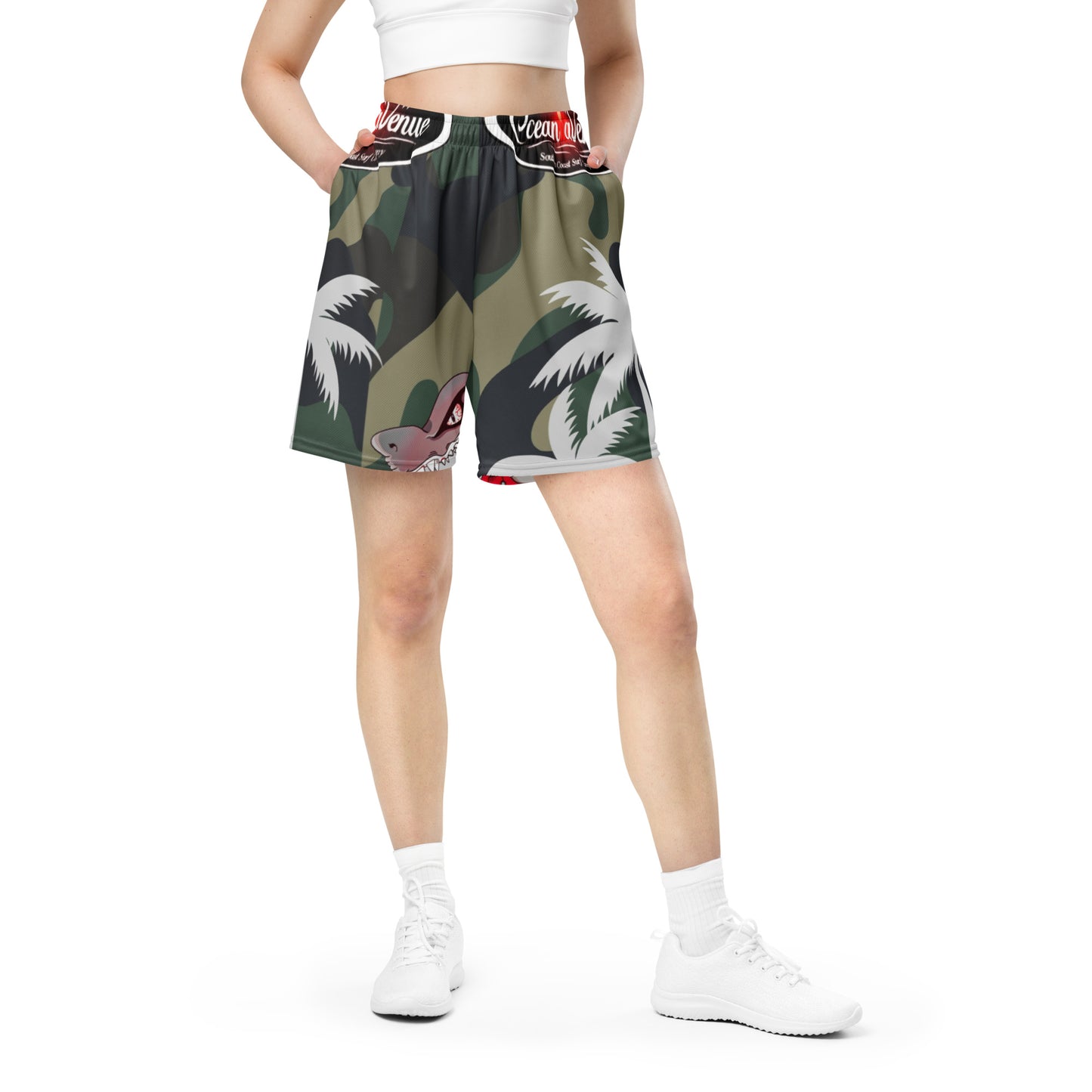 Ocean Avenue + FINROT! Paradise Unisex mesh shorts