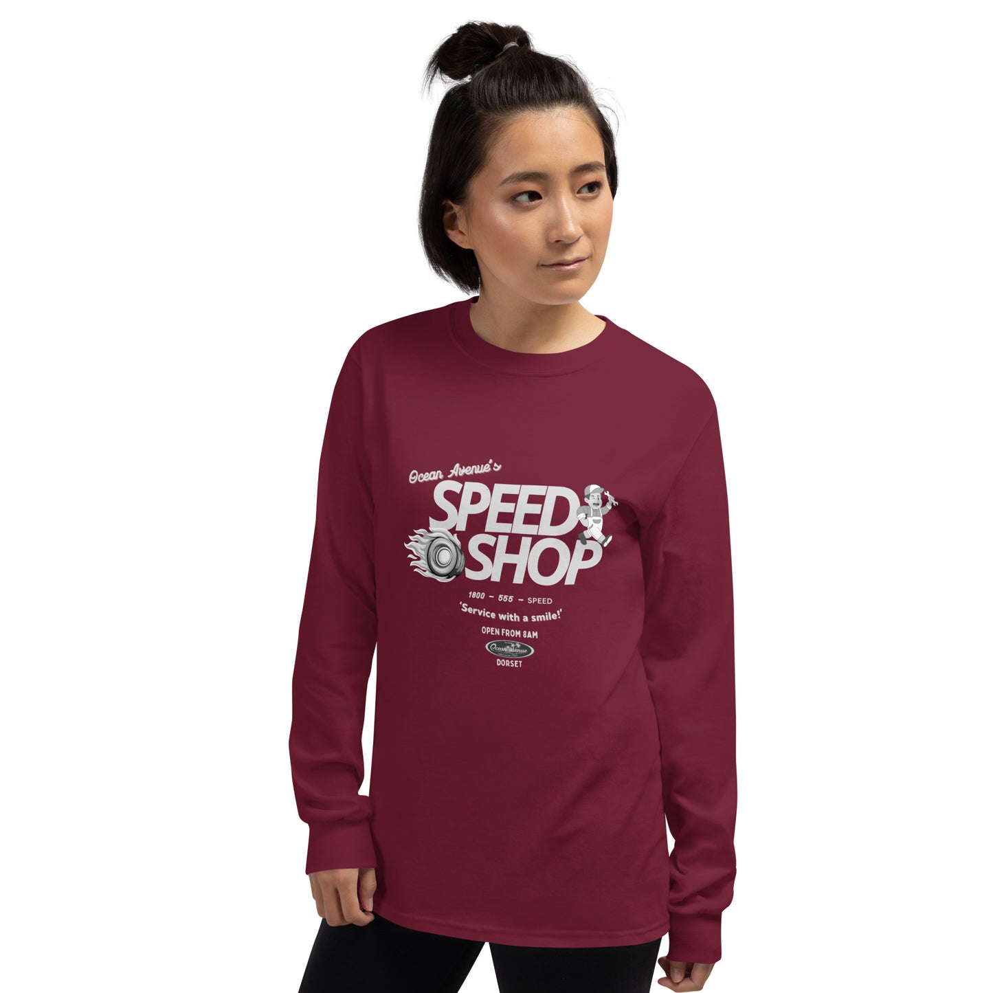 Ocean Avenue Speed Shop Long Sleeve Shirt