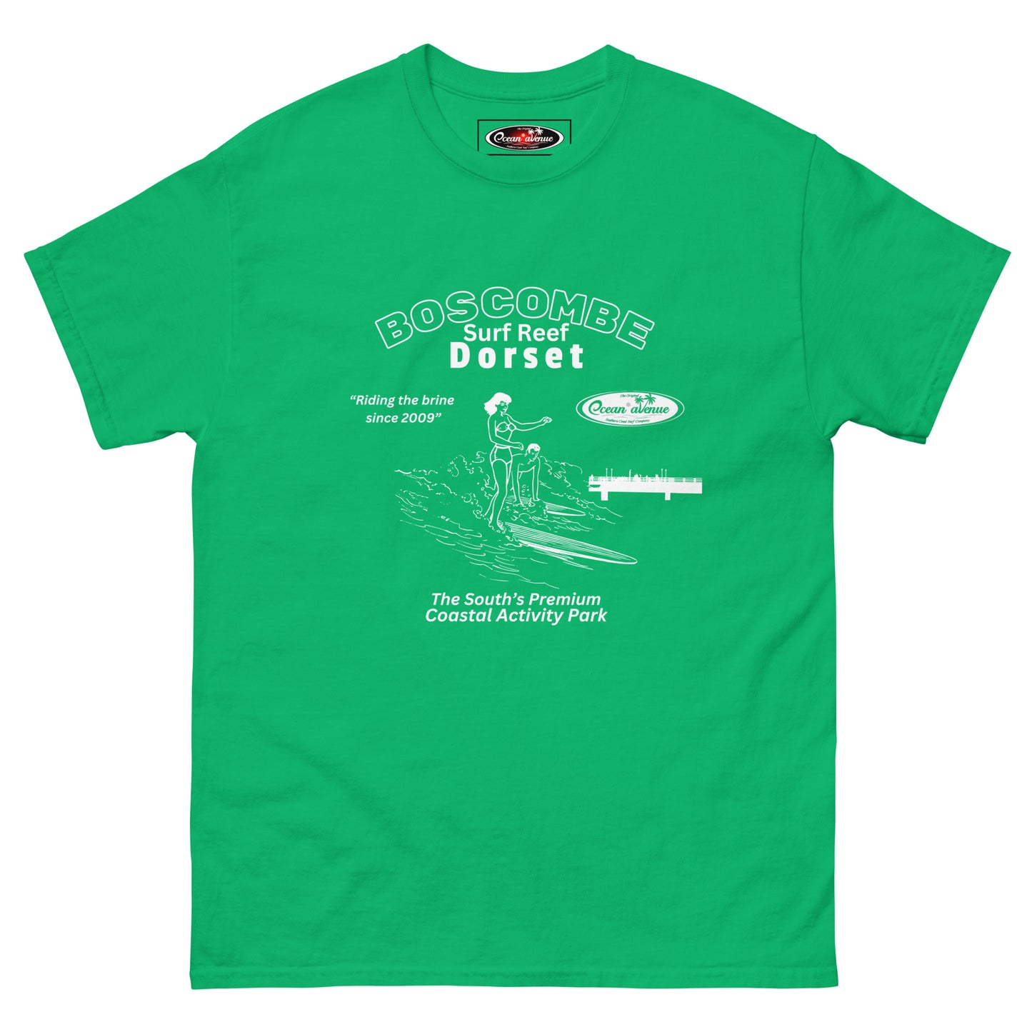 Ocean Avenue Boscombe Surf Reef unisex tee -multiple colours