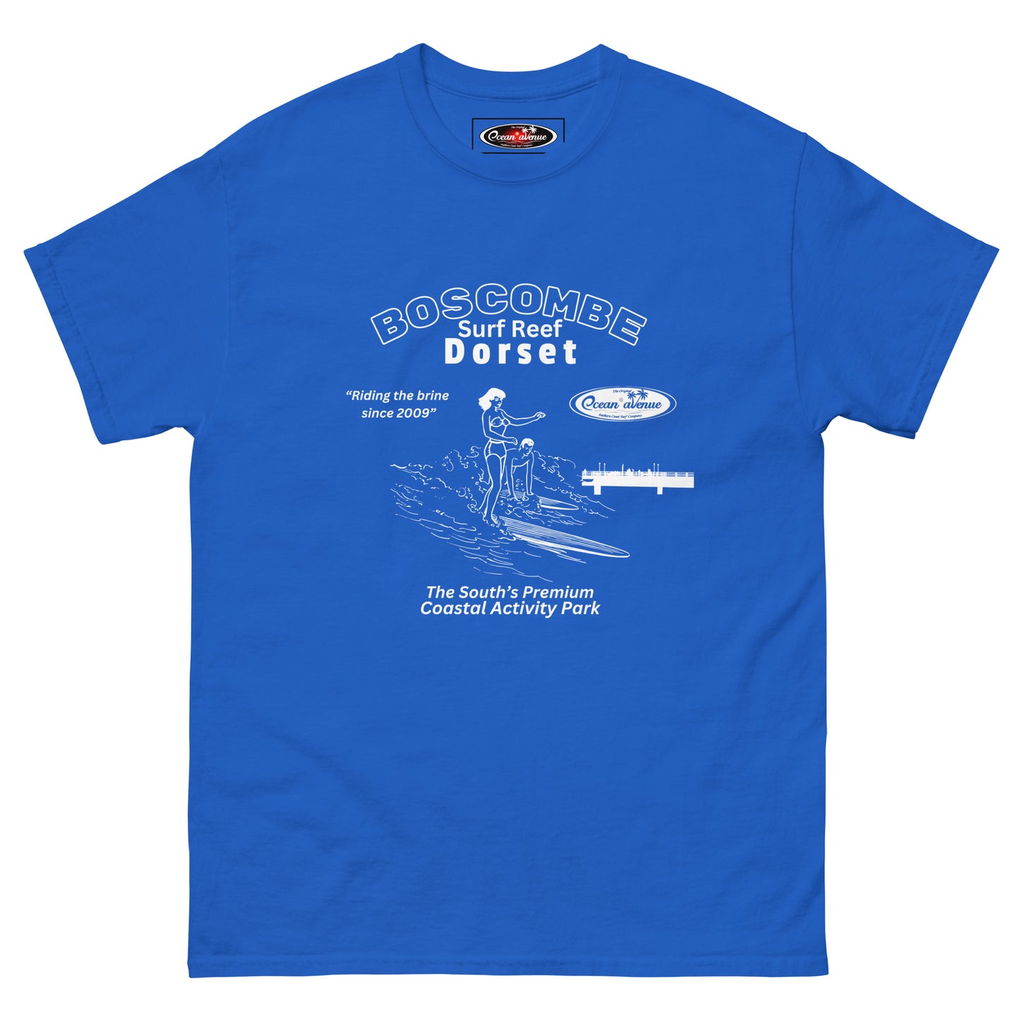 Ocean Avenue Boscombe Surf Reef unisex tee -multiple colours