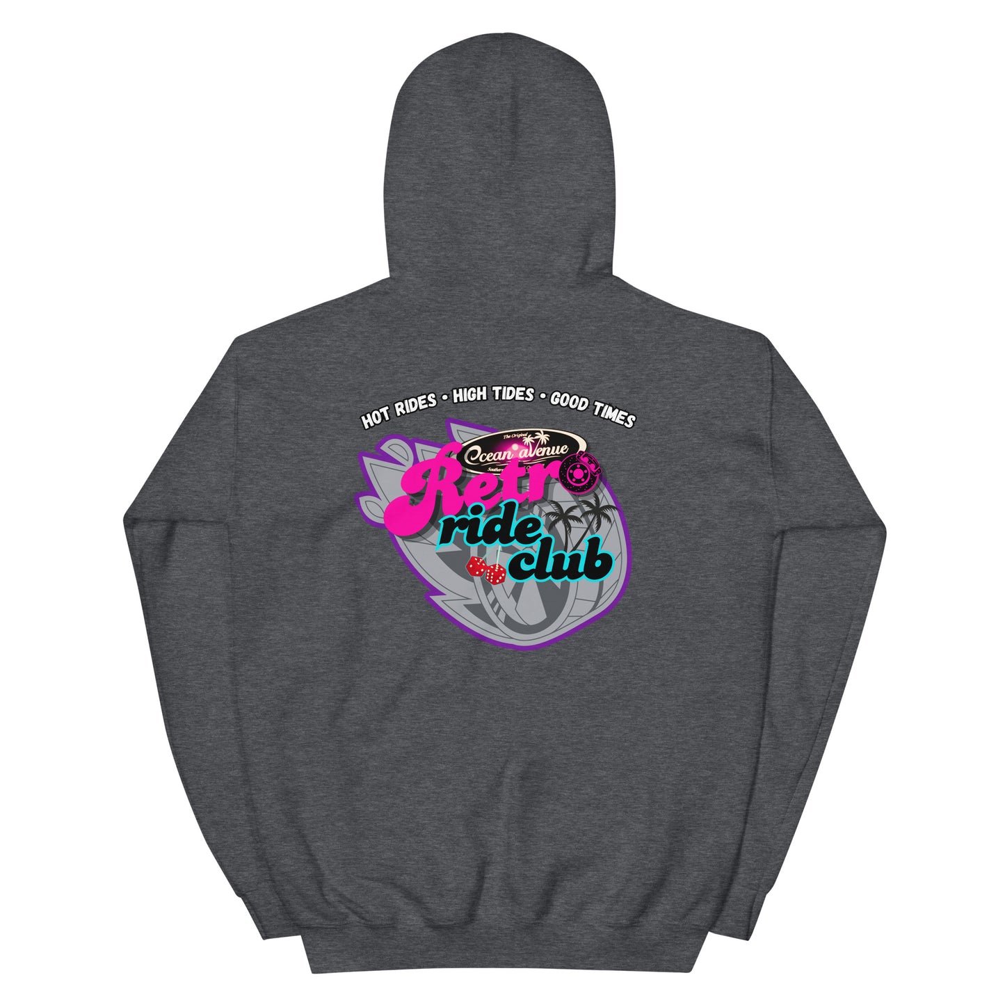 Ocean Avenue Retro Rides - Unisex Hoodie