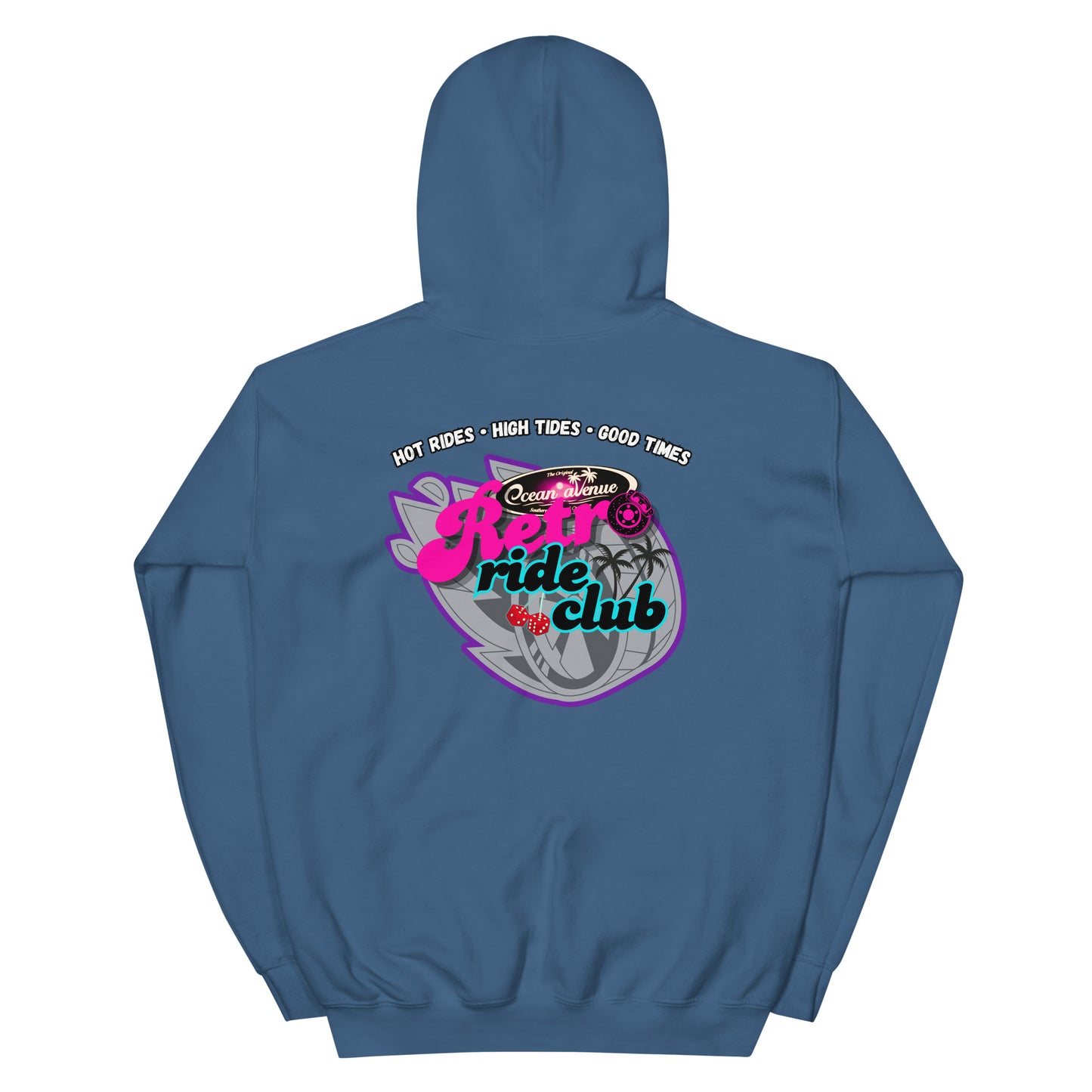 Ocean Avenue Retro Rides - Unisex Hoodie