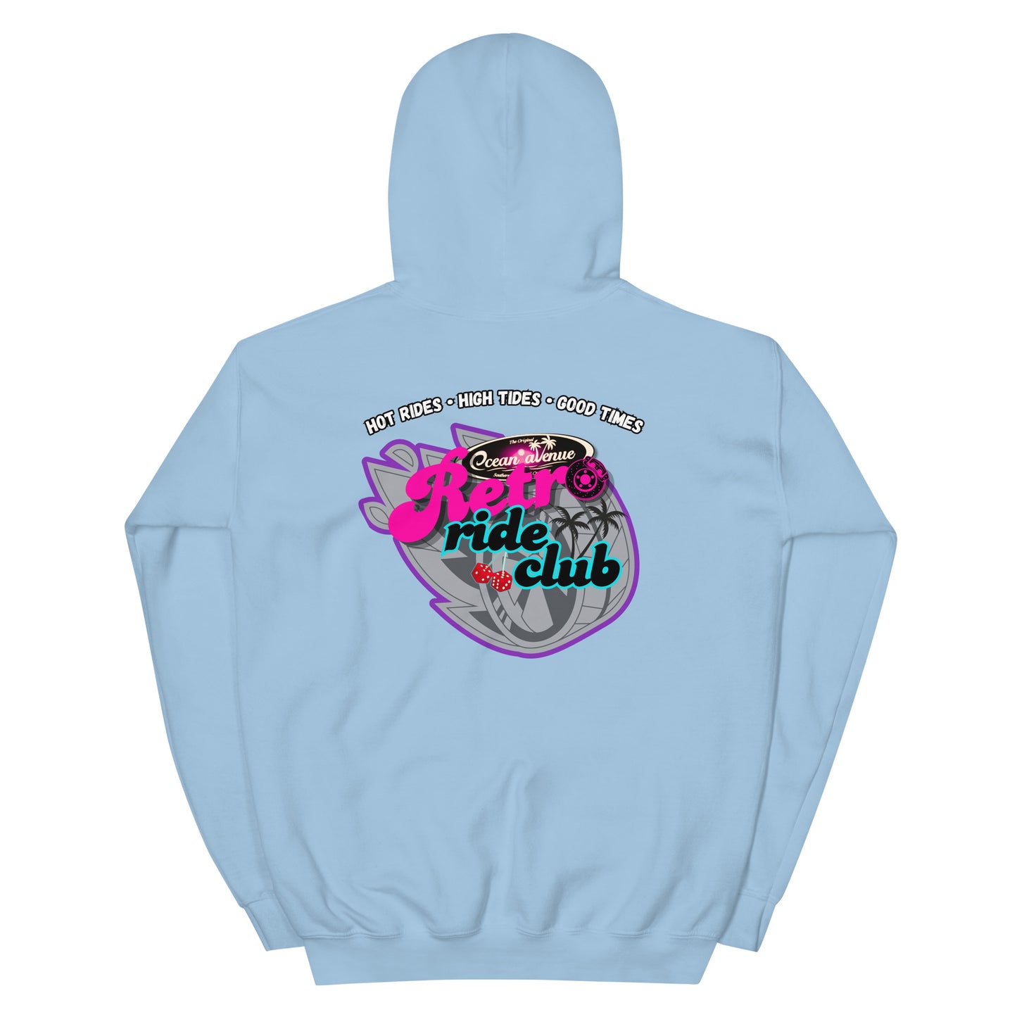 Ocean Avenue Retro Rides - Unisex Hoodie