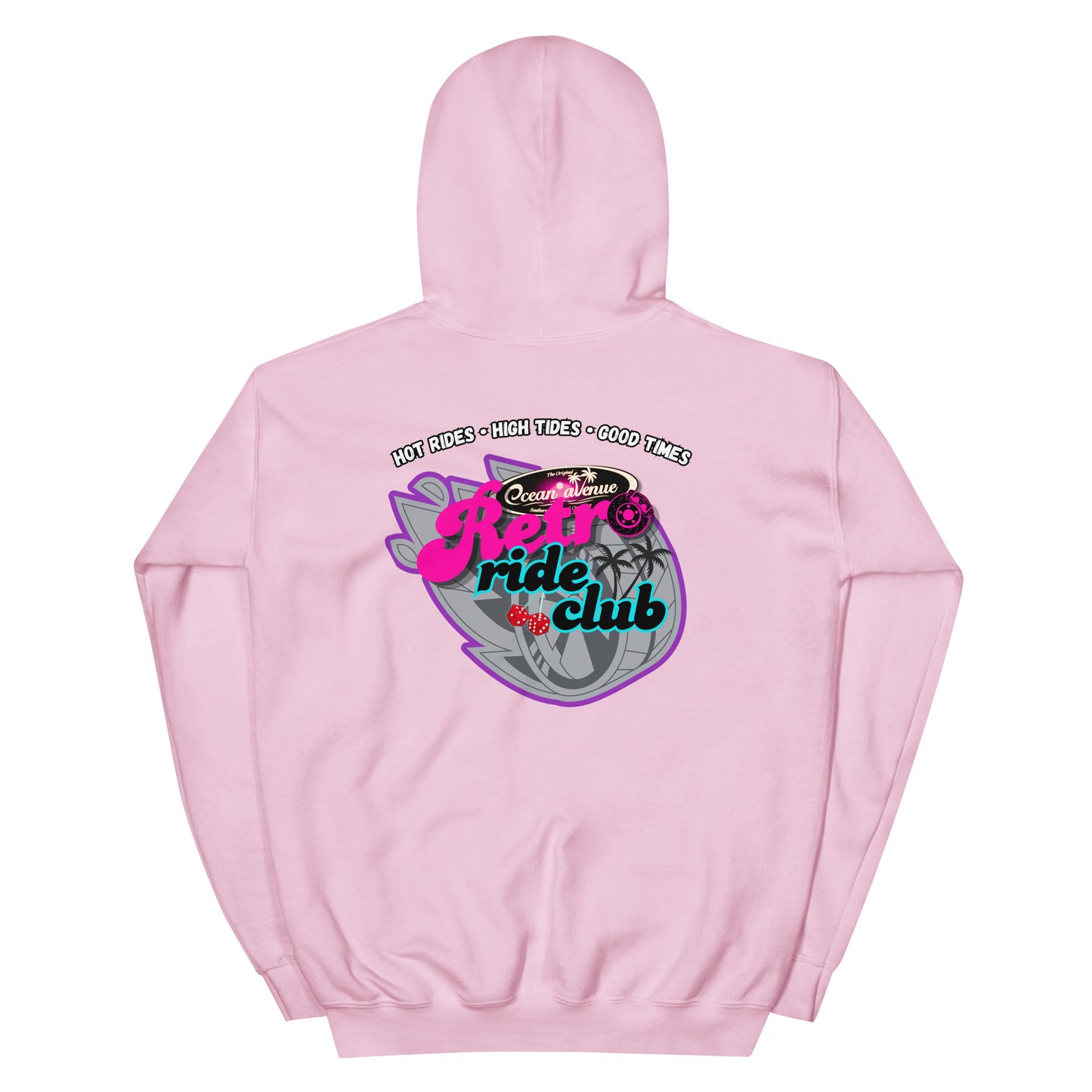 Ocean Avenue Retro Rides - Unisex Hoodie