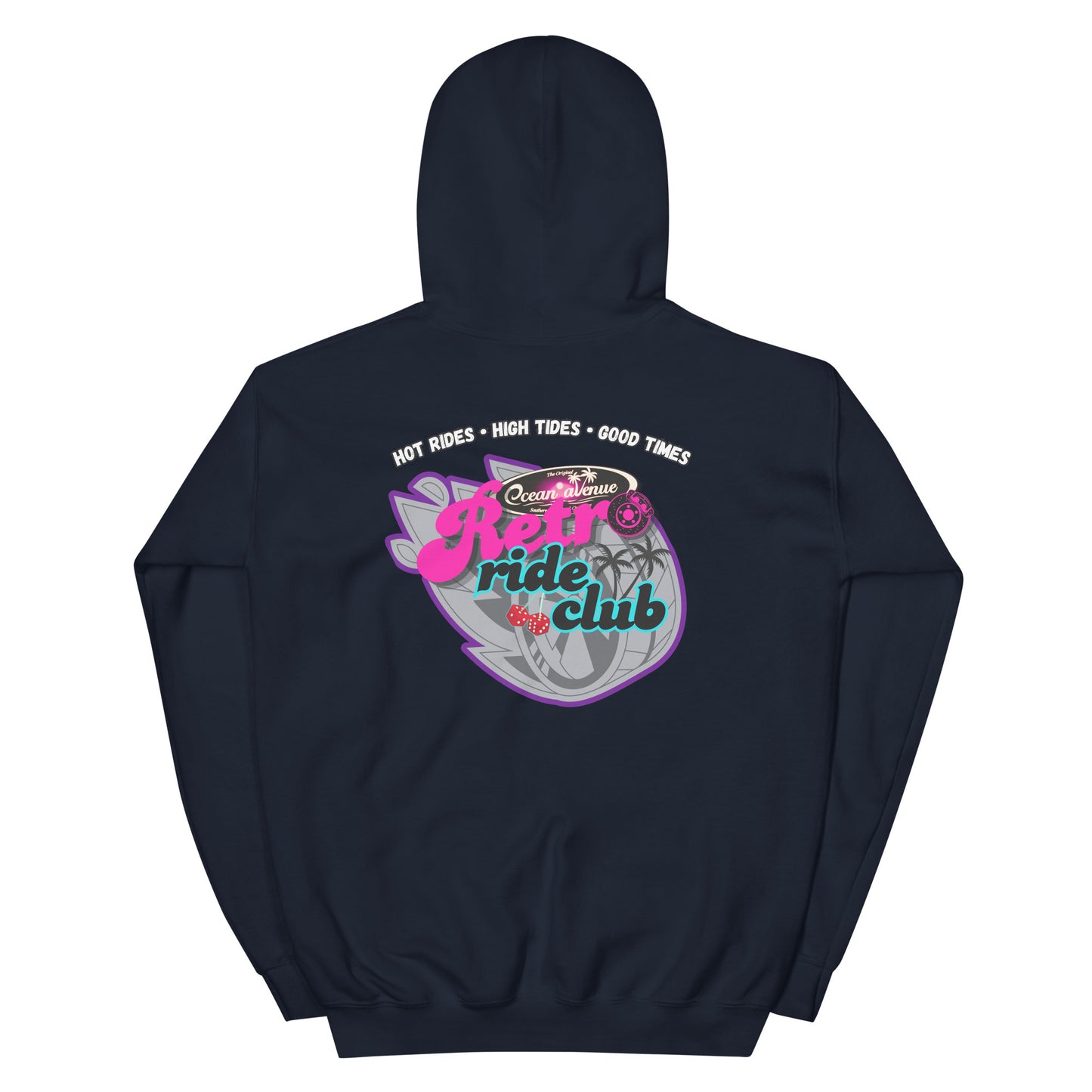 Ocean Avenue Retro Rides - Unisex Hoodie