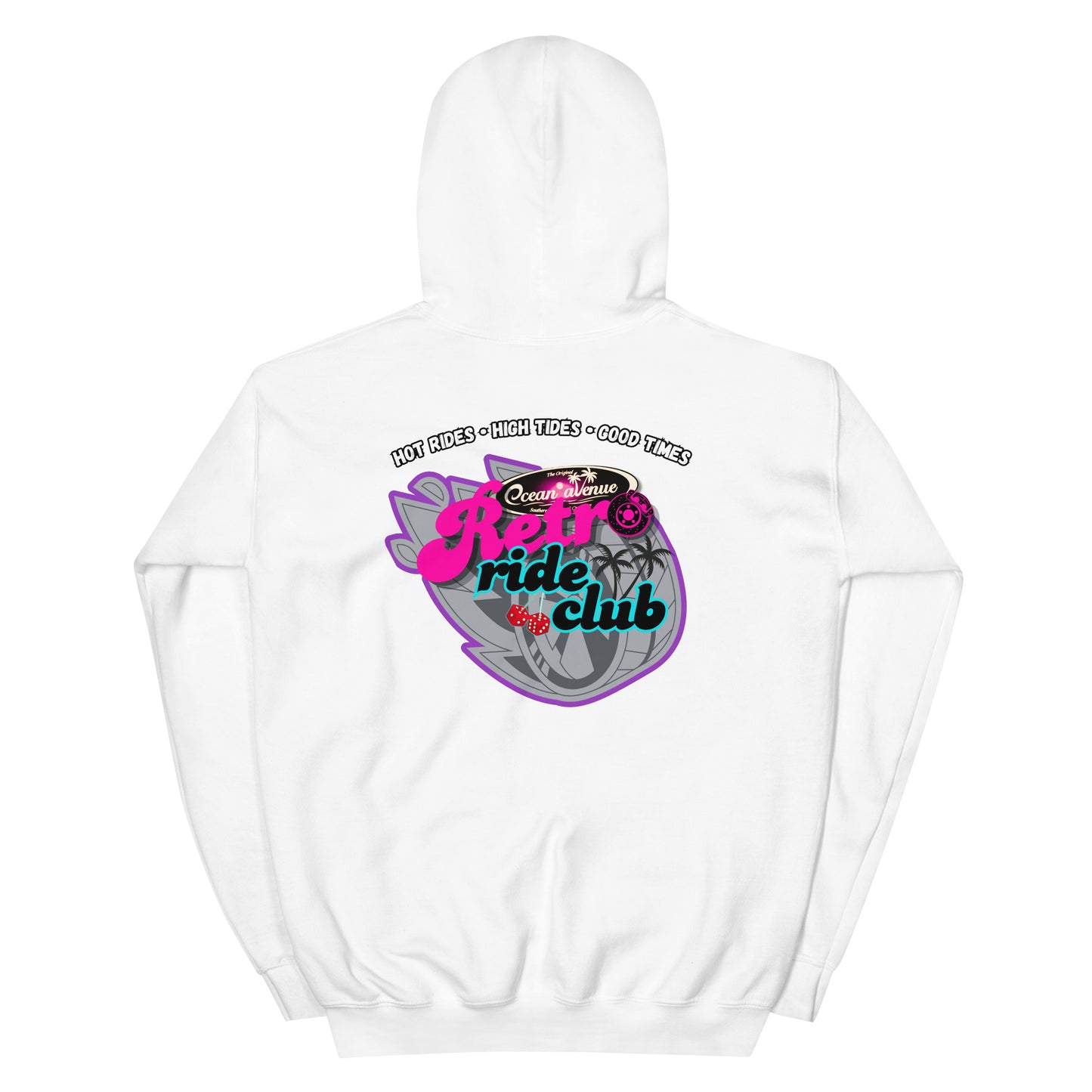 Ocean Avenue Retro Rides - Unisex Hoodie