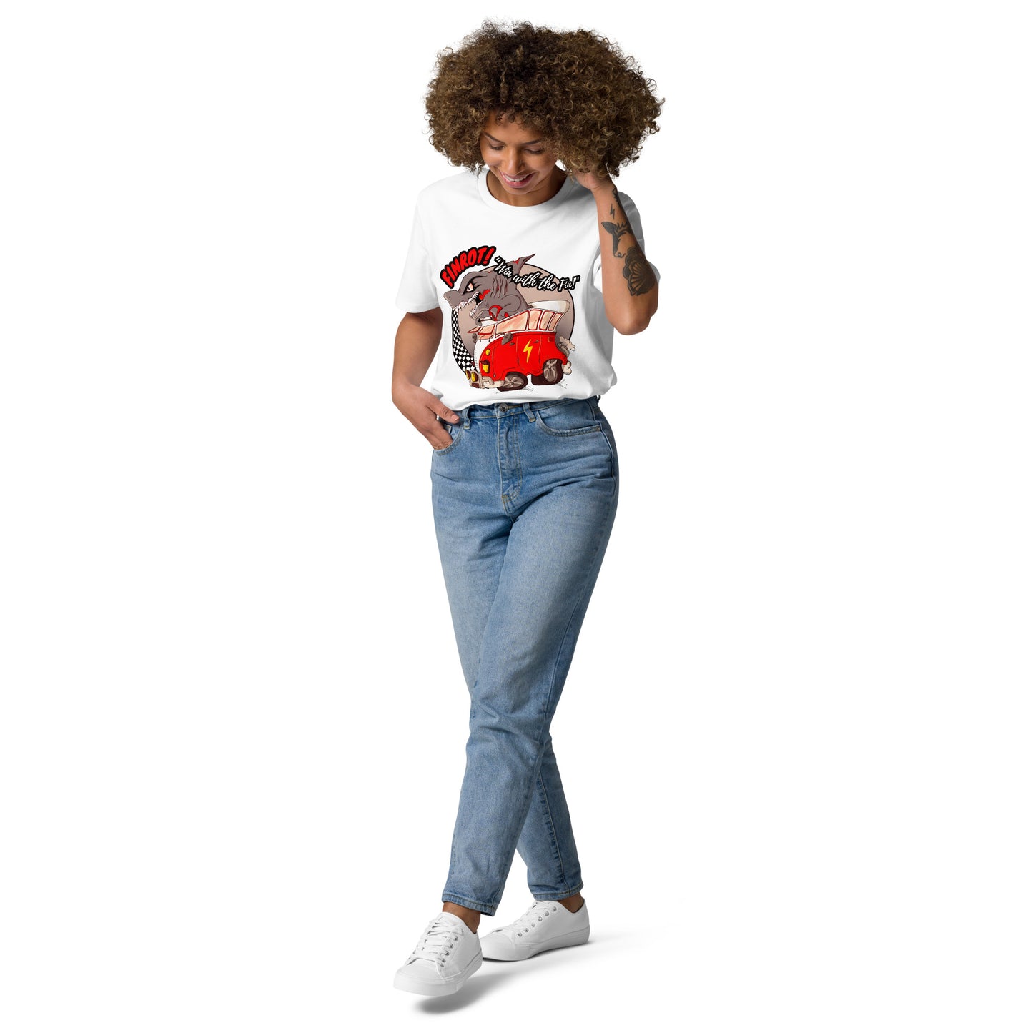 FINROT PREMIUM Unisex organic cotton t-shirt - white